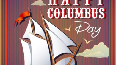 USA Happy columbus day 2025